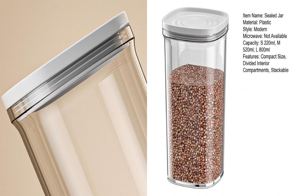 beautifullife Kitchen Spice Rack Kitchen Countertop Organizer Sealed ...