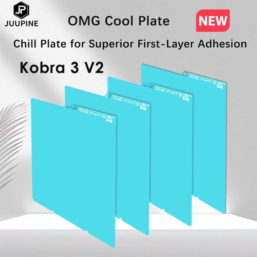 Pour Anycubic kobra 3 plaque de construction texturée PEI et lisse