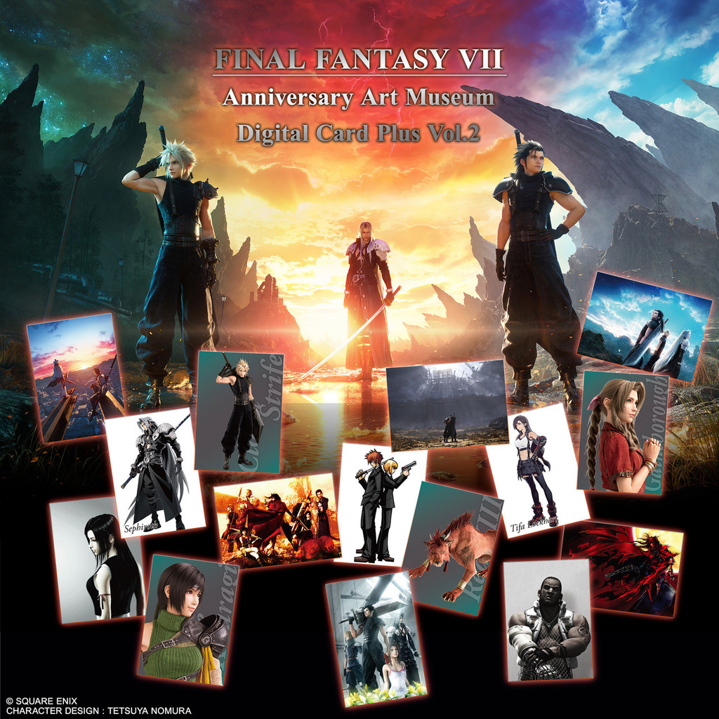 Final Fantasy VII TCG Anniversarry Art Museum Digital Card Plus Volume ...