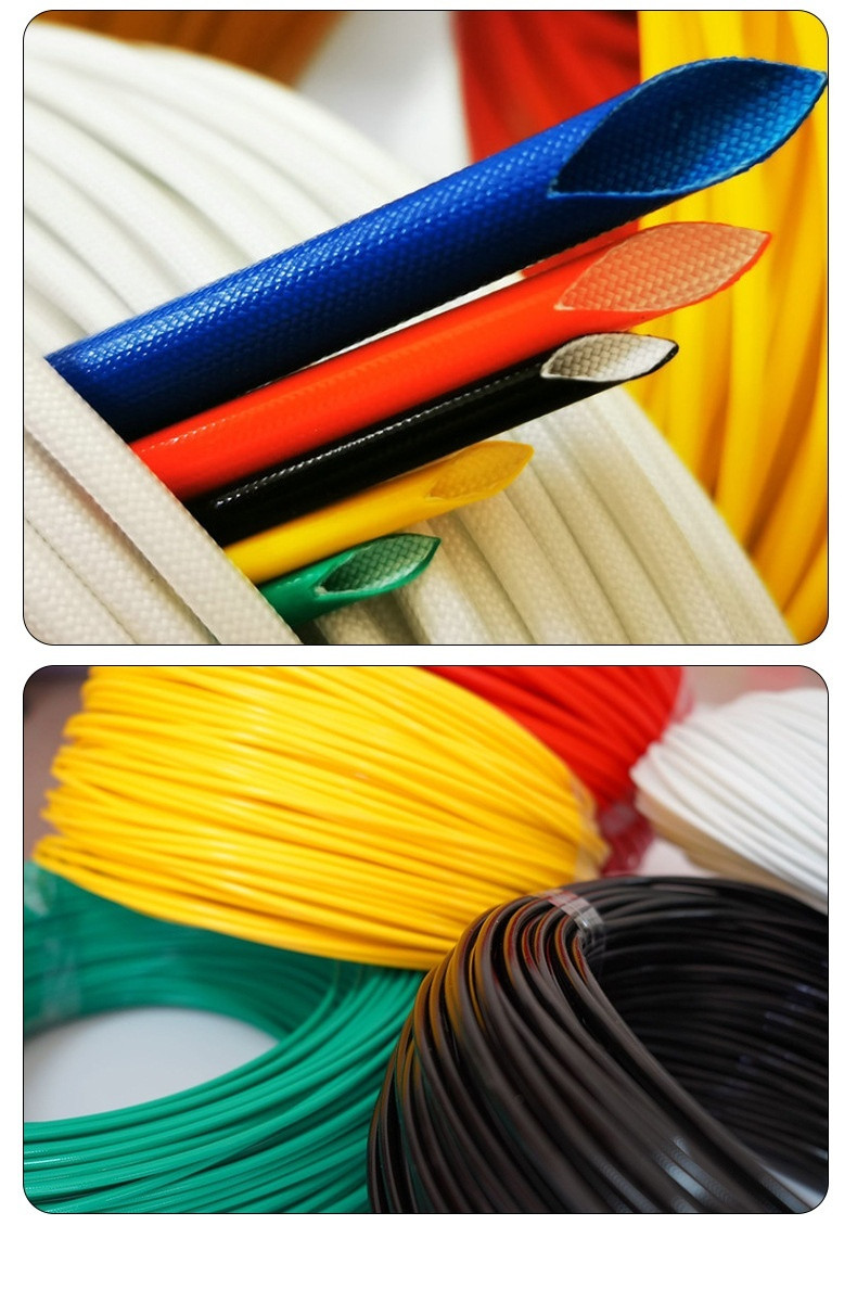 [Zhuoyi Wiring Equipment] Heat-Resistant Casing Glass Fiber Silicone ...