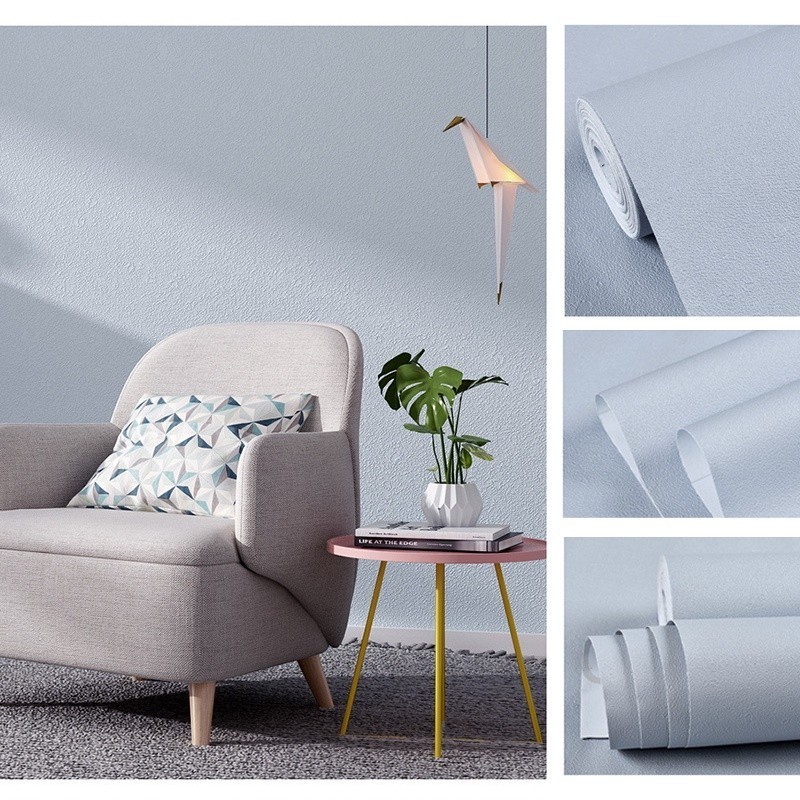 3m/5m/10m Morandi Color Wallpaper Self-adhesive PVC Waterproof Wall ...