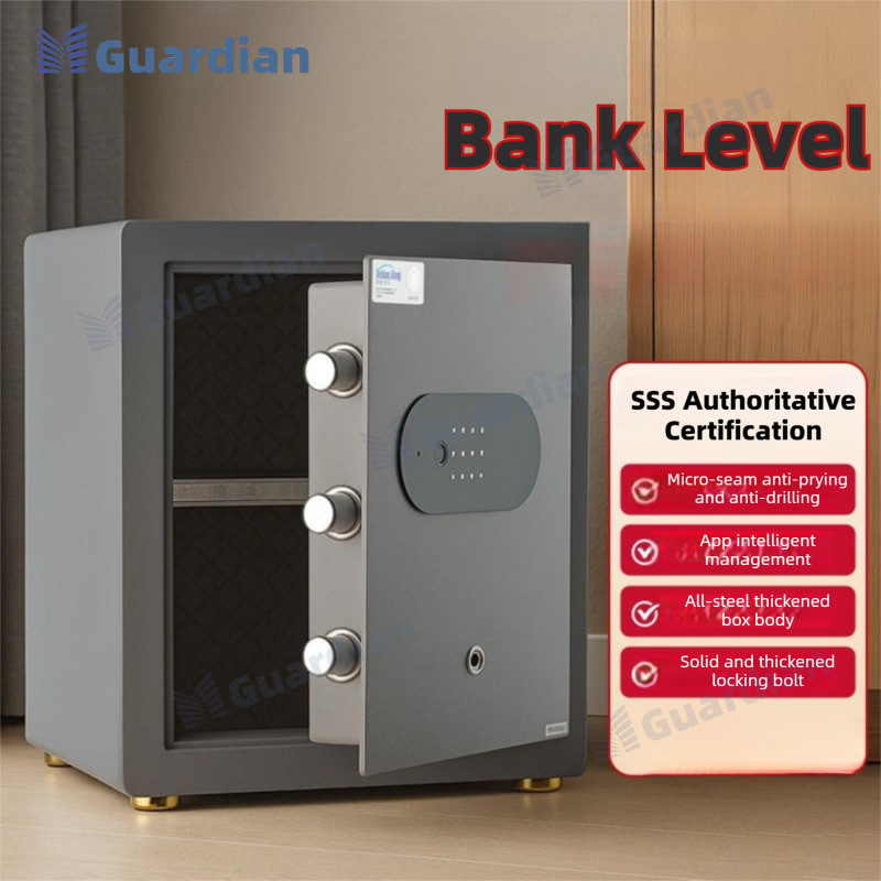 Steel Intelligent Safe Box Anti-Theft Safe Wifi Fingerprint Safe Wall ...