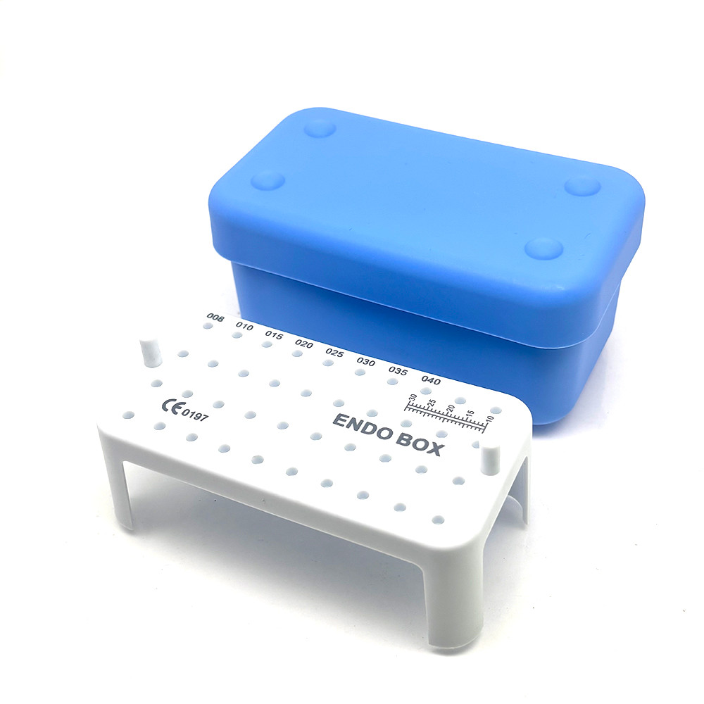Dental Endo File Storage Box with Ruler 40-Hole Autoclavable Stand for ...