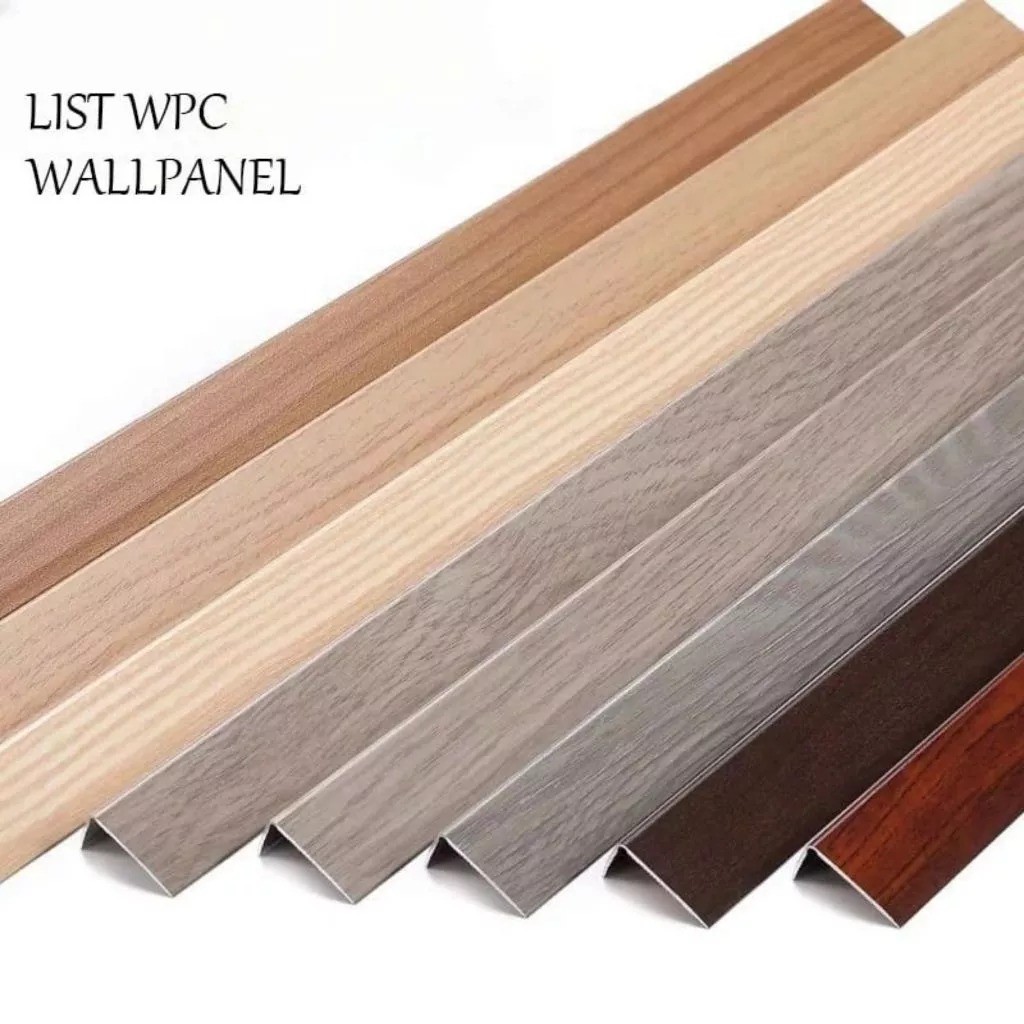 SIKU L-Shaped Corner List WPC Wood Panel PVC Wallpanel Cover Size 1M ...