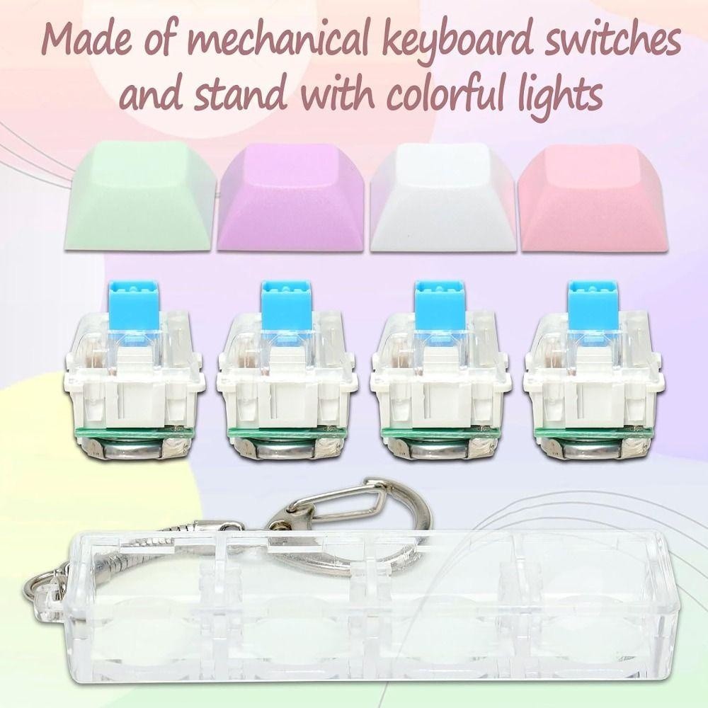 Keyboard Clicker Toy with LED Light Stress Relief Toys Mechanical ...