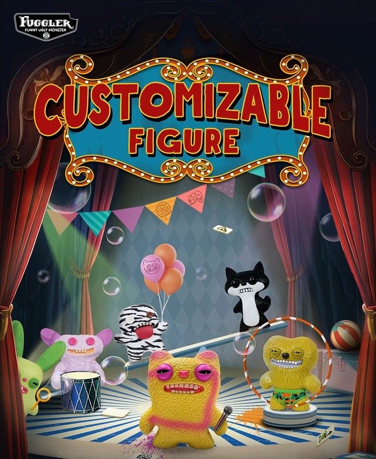 FUGGLER Official Genuine Cute Tooth Monster Puzzle Series Doll Creative ...