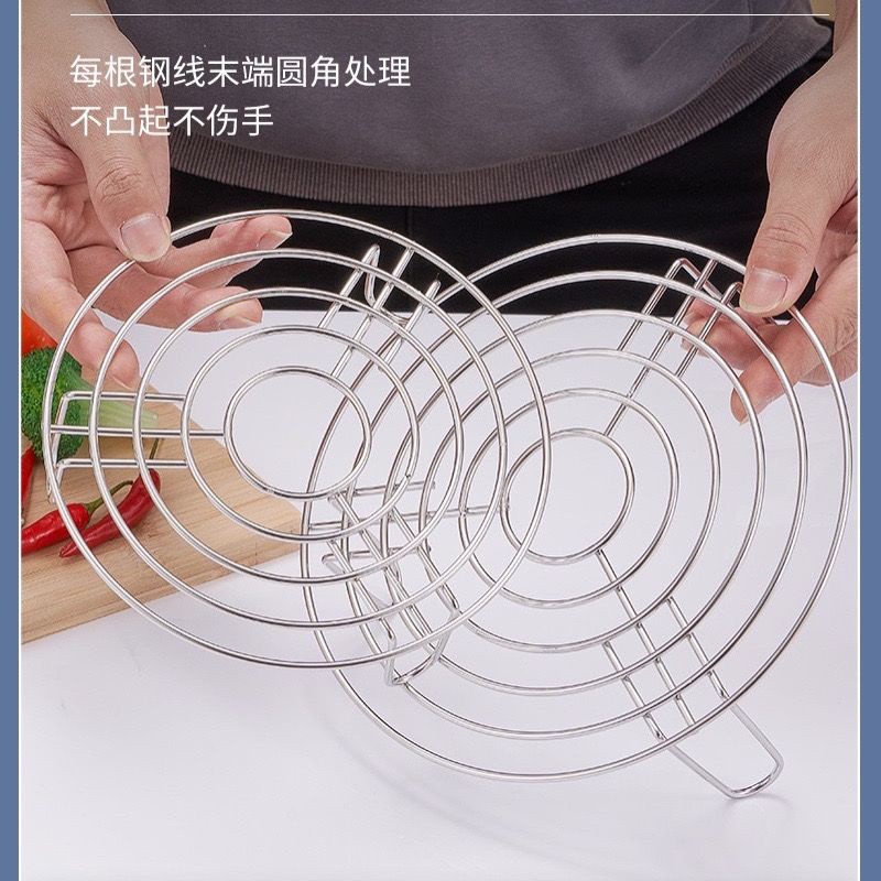304 Stainless Steel Water Contactless Steam Rack Steamer Household ...