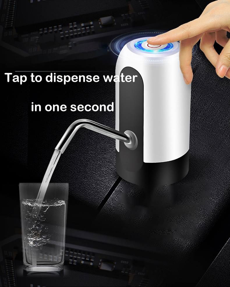 [SG] Electric Automatic Water Dispenser Pump USB Rechargeable Automatic ...