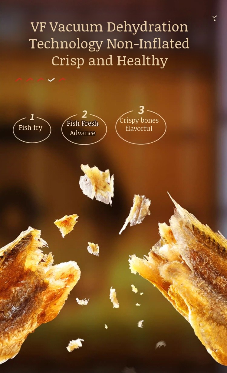 🔥SG HOT🔥Crispy Deep-Sea Yellow Croaker Crispy Fish Chips Casual Seafood ...