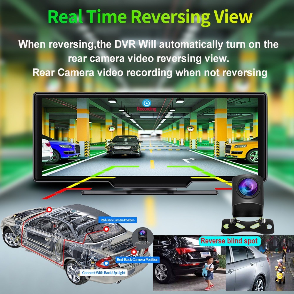 10.26-inch Car Mounted Smart Portable Screen Wireless Carplay Android ...