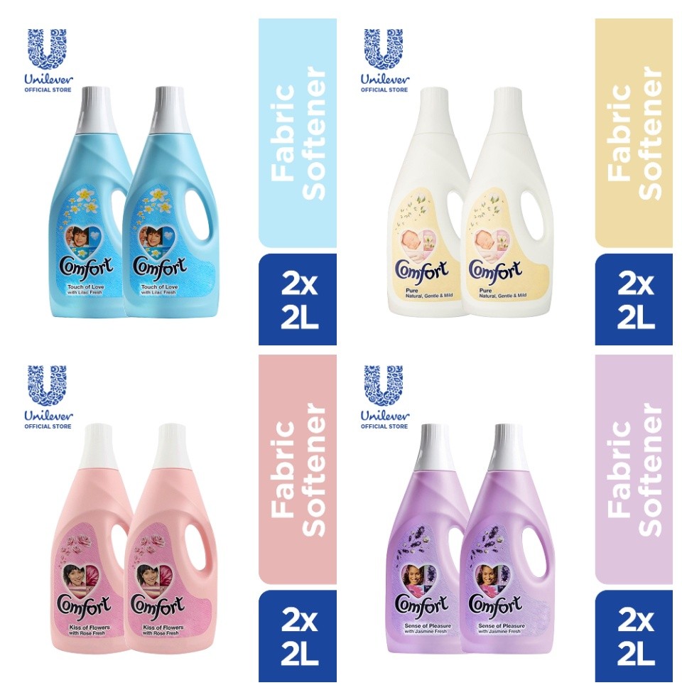 [Bundle of 2] Comfort Regular Fabric Softener 2L | Shopee Singapore