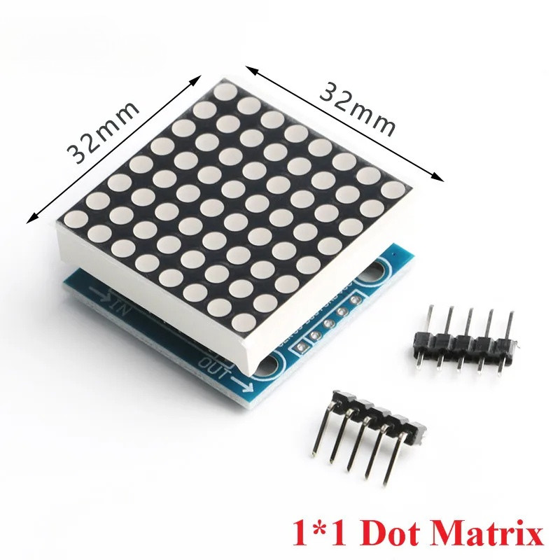 MAX7219 8*8 Dot Matrix LED Display Module 8/4/2 in one Digital Tube ...