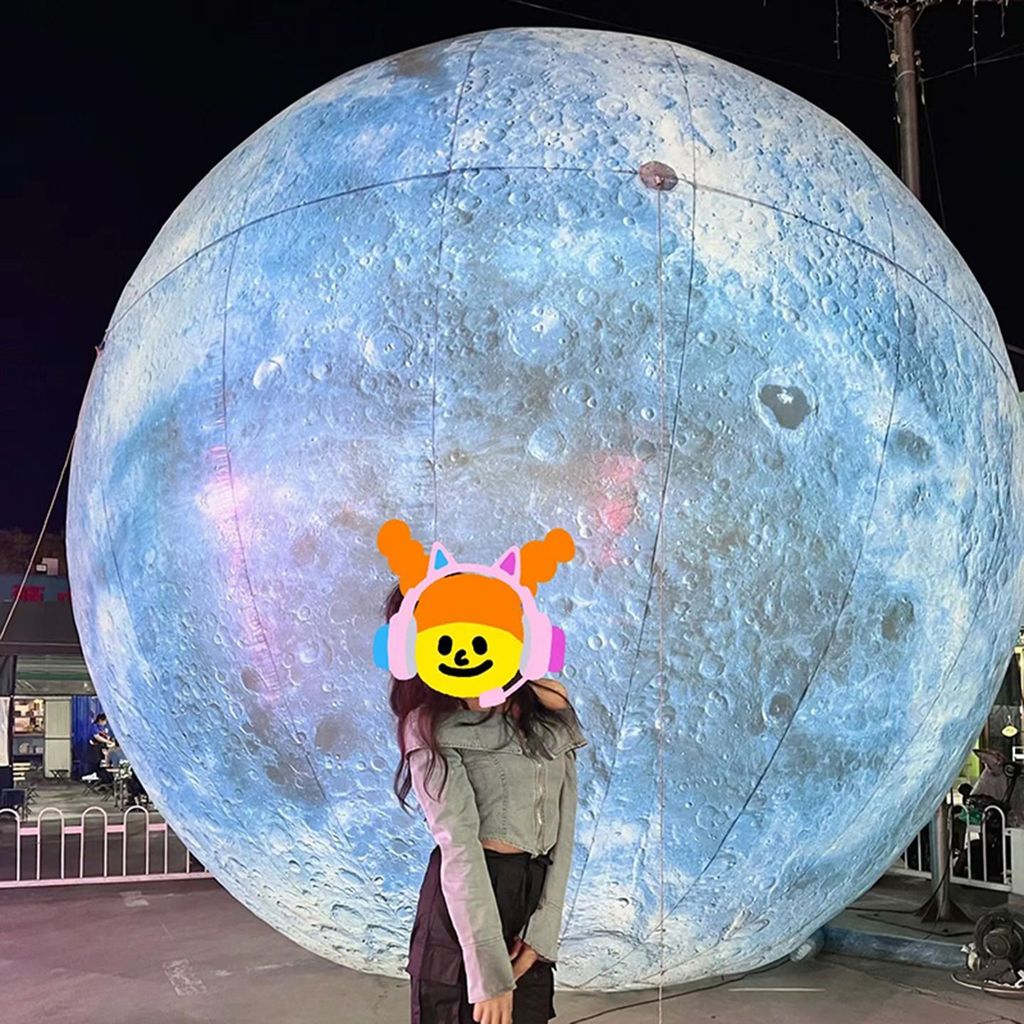 Holiday Inflatable Cartoon Glowing Moon Moon Jade Rabbit Moon Cake ...