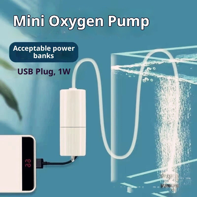 Fish Tank Oxygenation Pump Usb Low Pressure Oxygenator Portable Oxygen ...