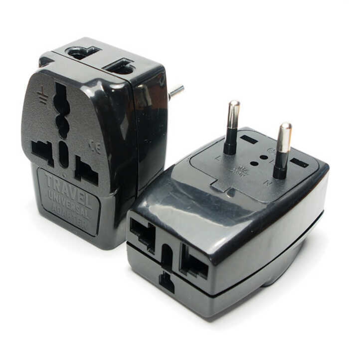 European European Standard Rubber-covered Foot Conversion Plug Chile ...