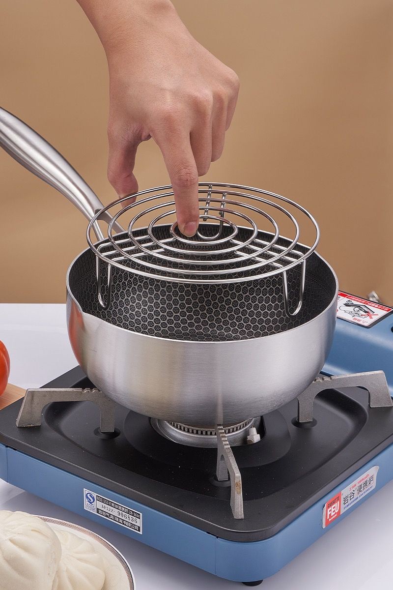 304 Stainless Steel Water Contactless Steam Rack Steamer Household ...