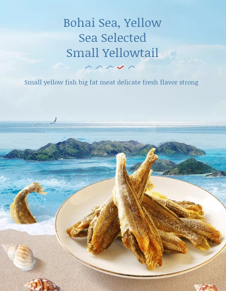🔥SG HOT🔥Crispy Deep-Sea Yellow Croaker Crispy Fish Chips Casual Seafood ...