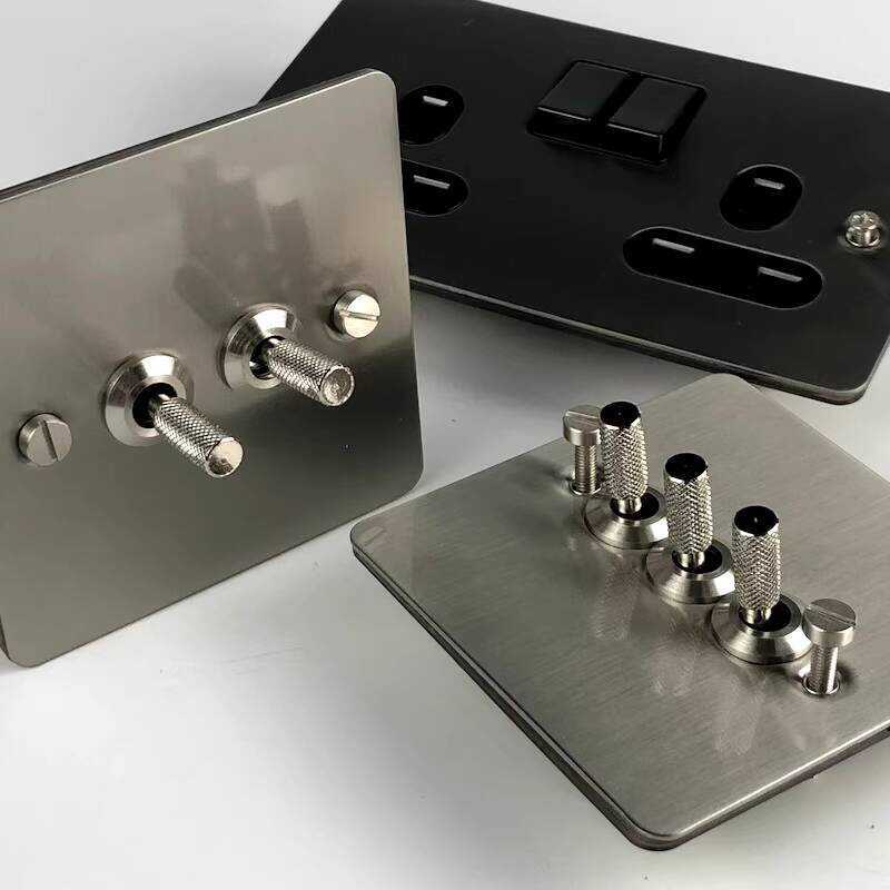 Retro Industrial Style Knurled Lever Switch Type 86 Mainland Hong Kong ...