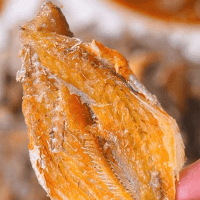 🔥SG HOT🔥Crispy Deep-Sea Yellow Croaker Crispy Fish Chips Casual Seafood ...