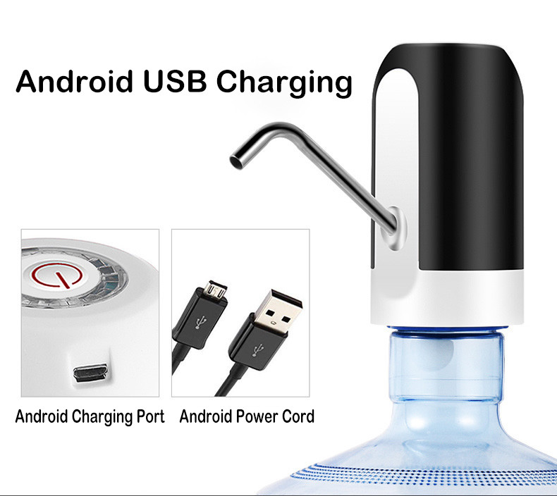 [SG] Electric Automatic Water Dispenser Pump USB Rechargeable Automatic ...