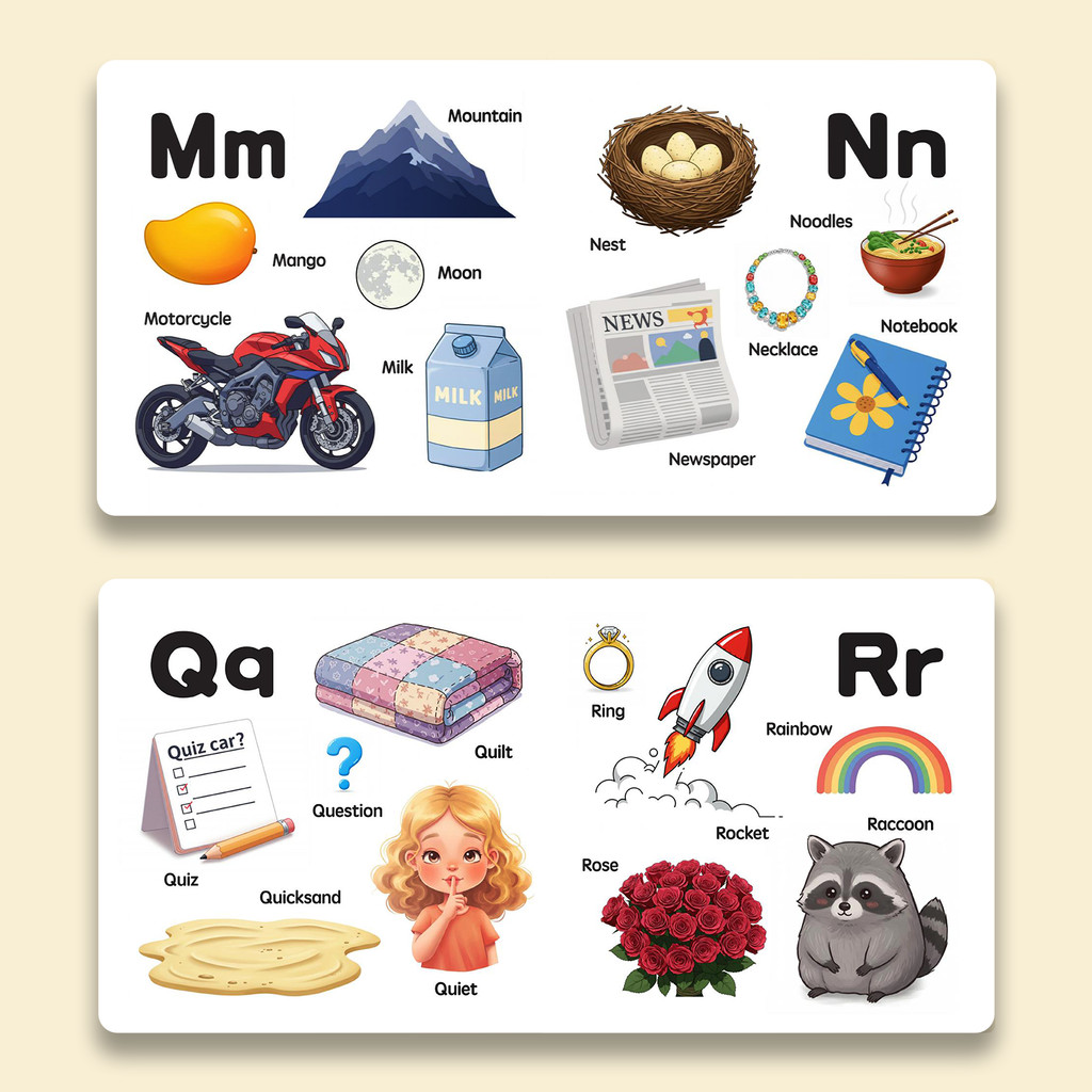 Alphabet Board Book for Toddlers—ABC Picture Dictionary with Real-Word ...