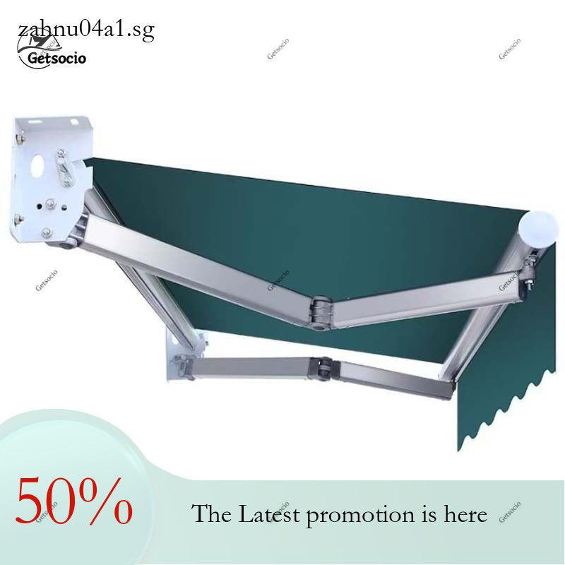 Retractable G·T Awning Sunshade Rain Shelter Hand-Operated Electric ...