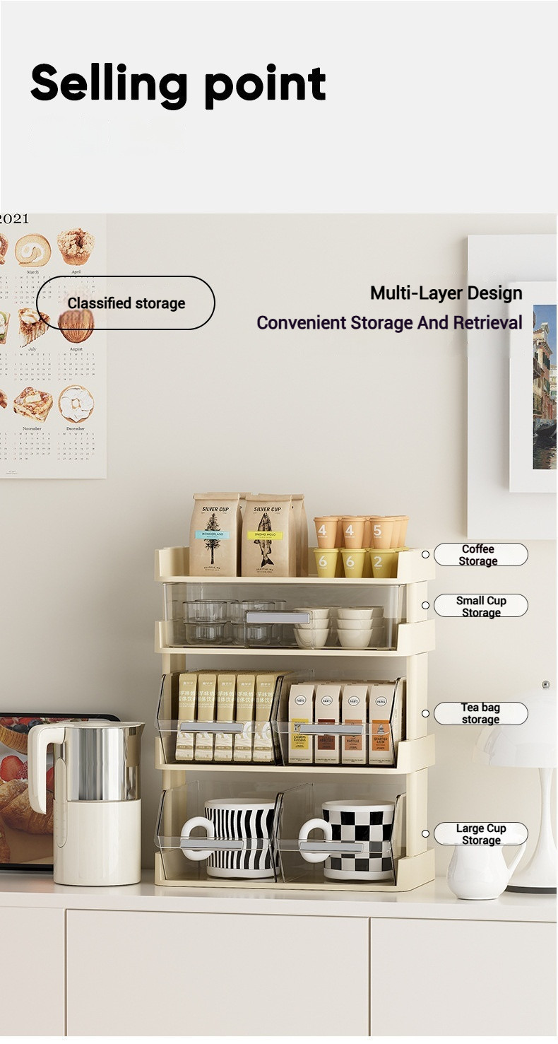 【SG Seller】EISHO High-End Stackable Desktop Rack - Multi-Layer Cup ...