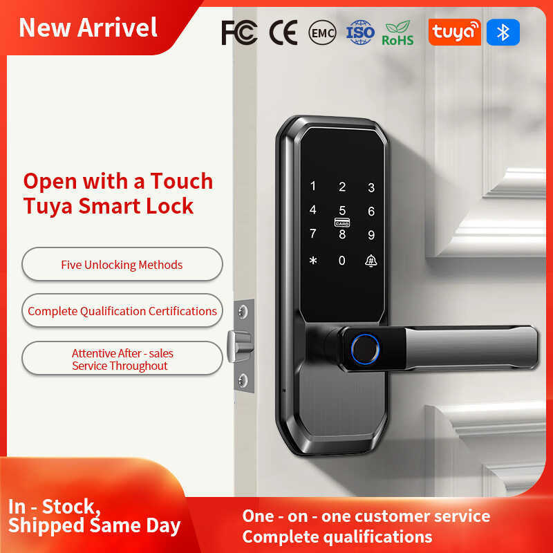 Household Indoor Room Door Wooden Door Smart Door Lock Graffiti ...