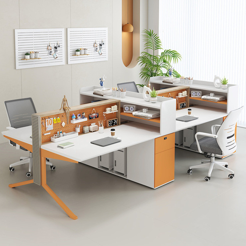 Staff Table Clerk Workstation Office Table And Chair Combination ...