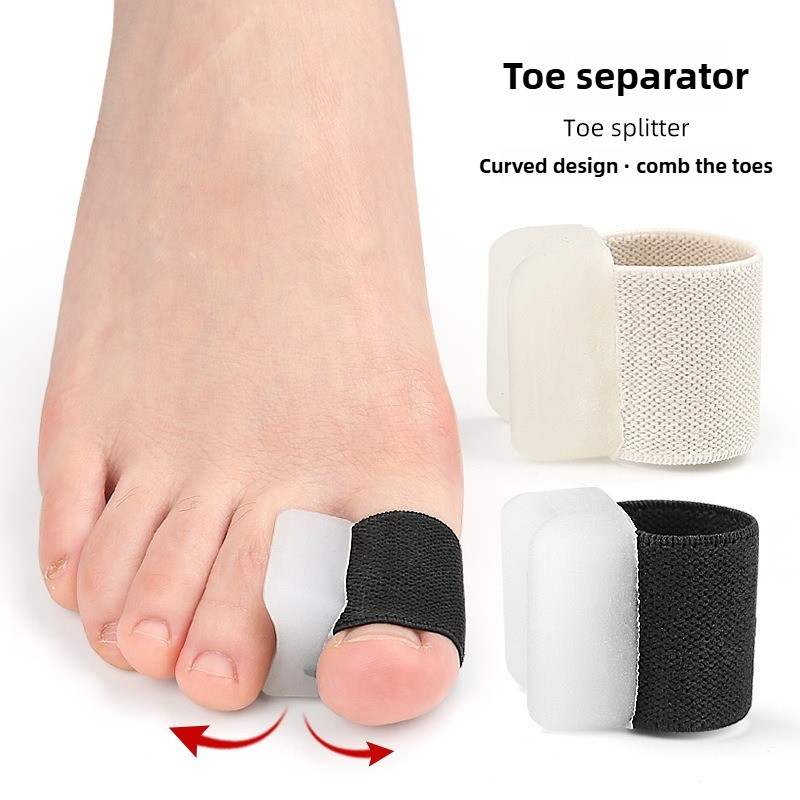 1pair Gel Toe Separators Bunion Corrector for Overlapping Toes Silicone ...