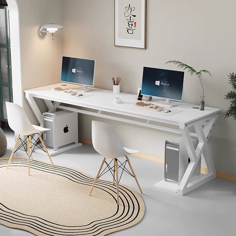 Double Table Minimalist Office Table Desktop Computer Table E-Sports ...
