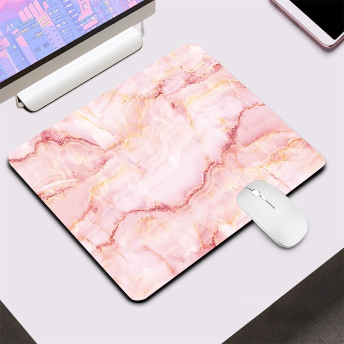 Marble Textures Small Gaming Mouse Pad Computer Office Mousepad ...