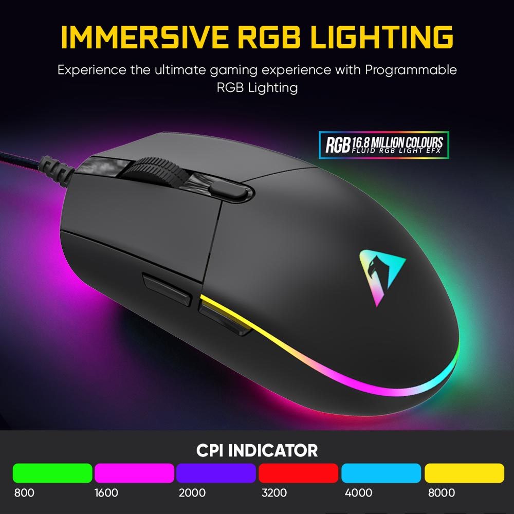 Armaggeddon MKA 7C Wired Mechanical Gaming Keyboard Mouse Combo ...