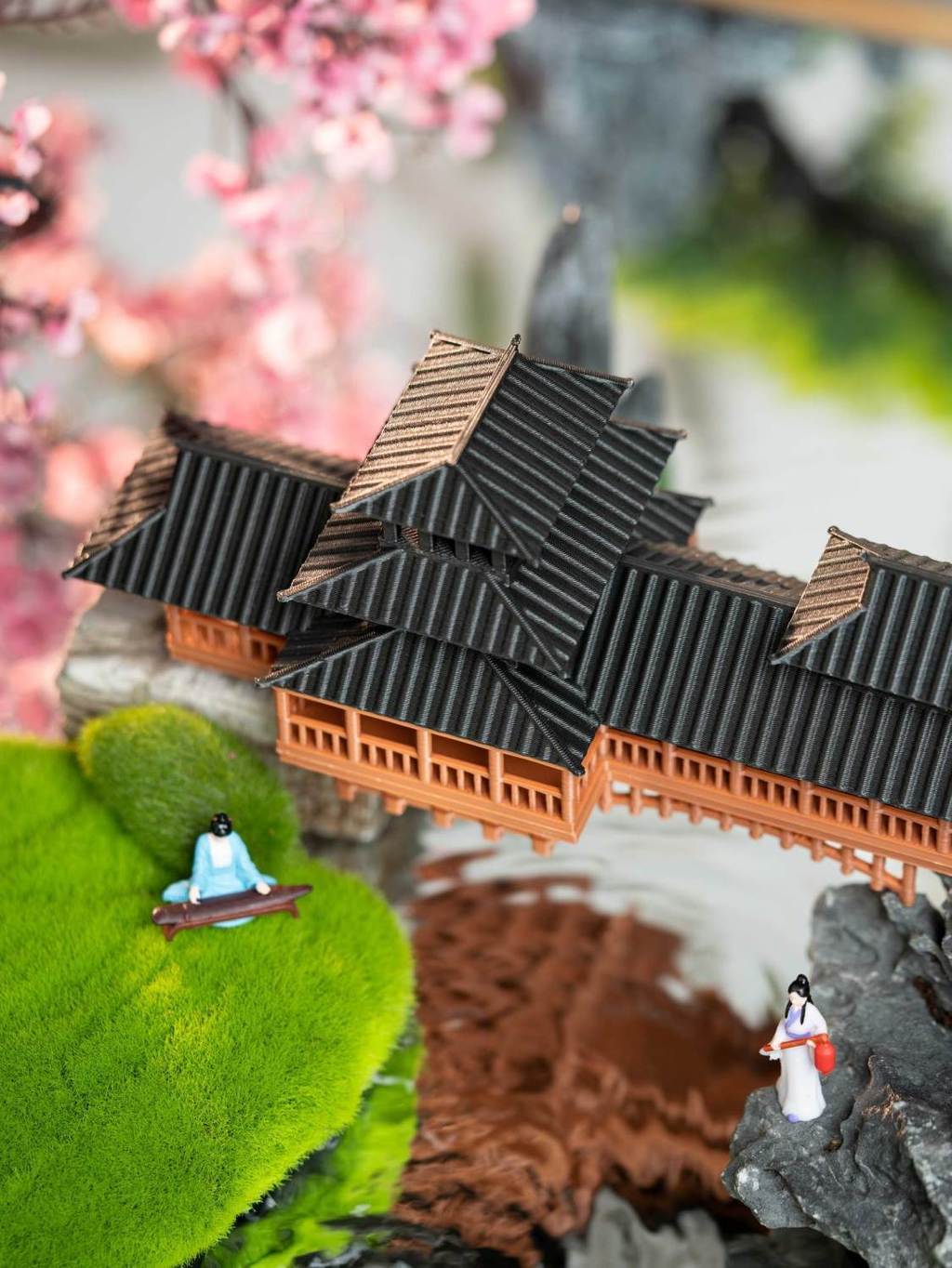 Absorb Water Stone Corridor Bridge Rockery Amphibious Tank Landscape ...