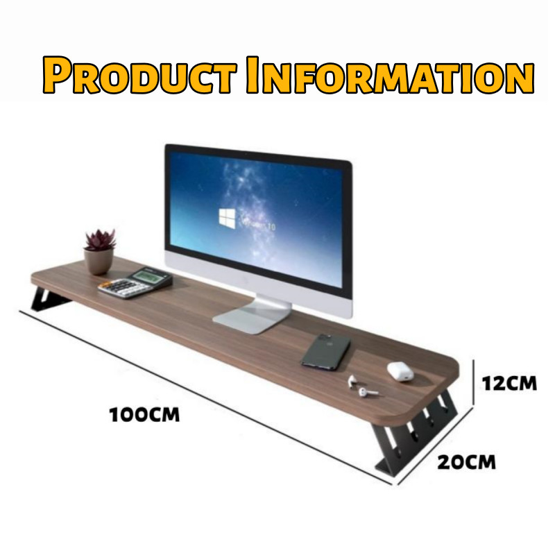 Wooden Monitor Stand Monitor Riser Printer Laptop TV Stands Desktop ...