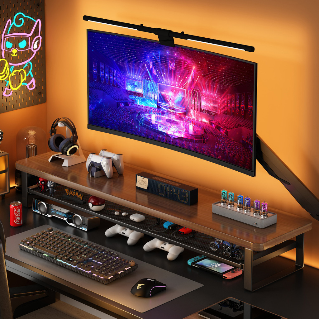 100CM Computer Monitor Stand Desk Laptop Stand Monitor Stand Riser ...