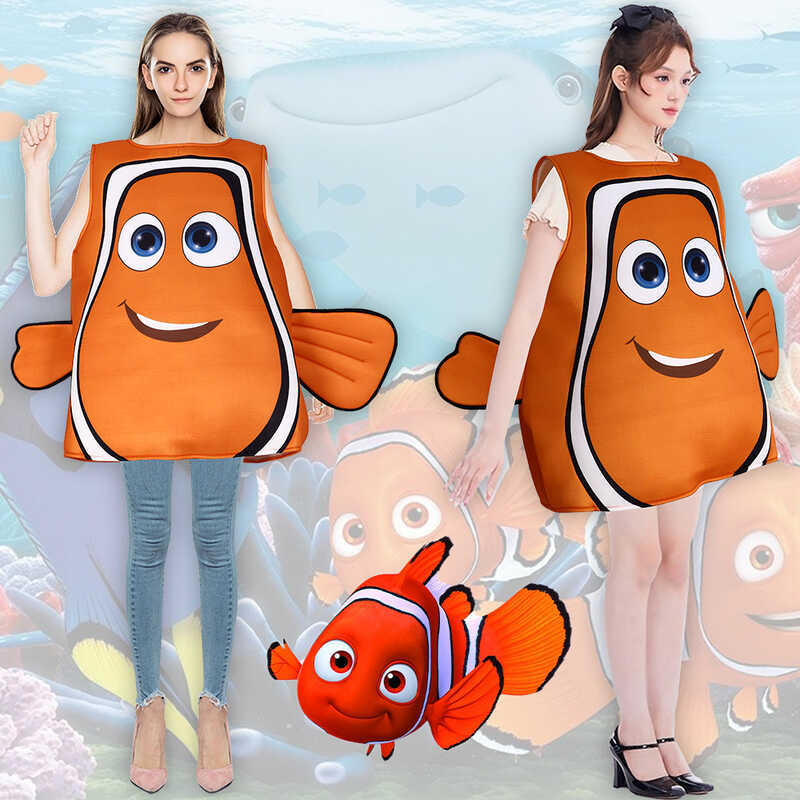 Finding Nemo Clownfish cosplay Costume Nemo Composite Sponge Halloween ...