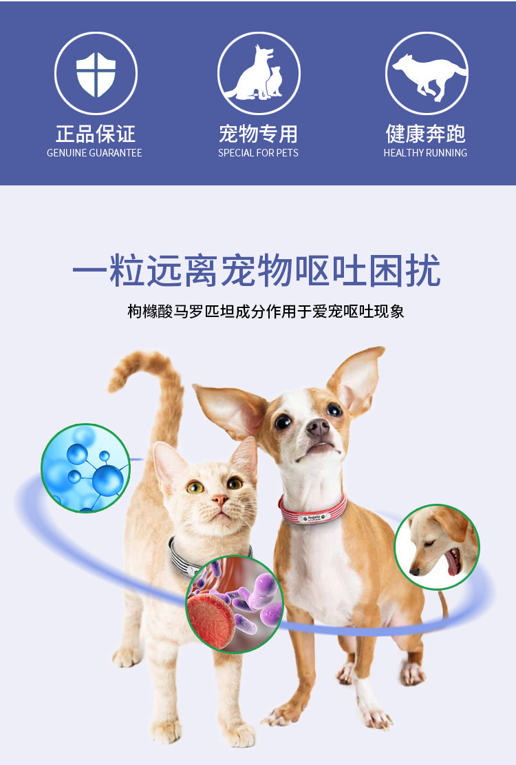 Pfizer Cerenia Tablets for Dogs Cats Antiemetic Motion Sickness Pet ...