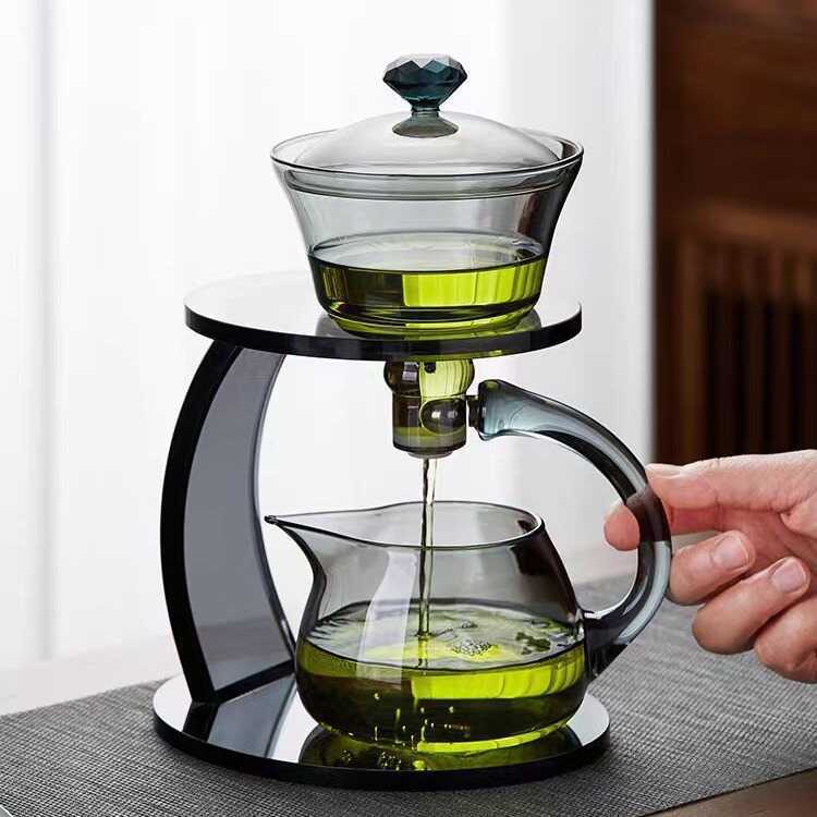 Teapot Semi-Automatic Tea Set Sky Realm Lazy Set Tea Maker Luxury ...