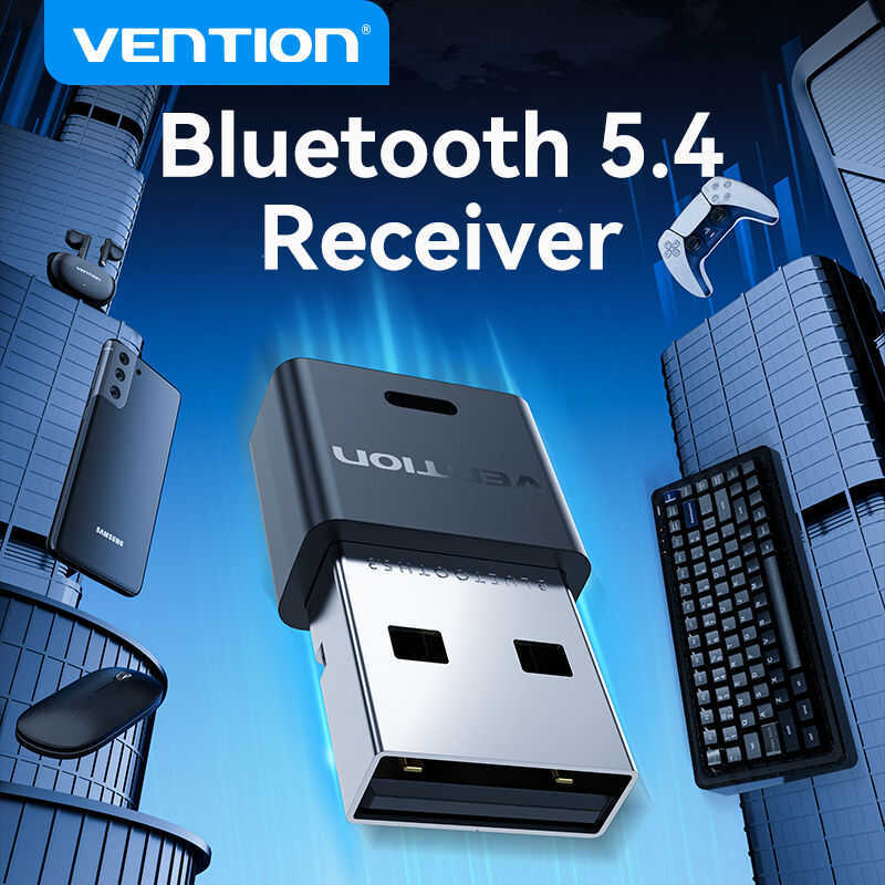 Vention 5.4 Bluetooth Adapt Dongle for PC Desktop Laptop Keyboard Mouse ...