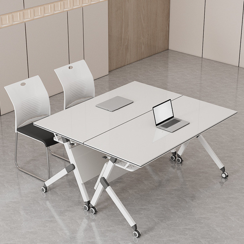 Double Person Foldable Table Movable Training Table Multifunctional ...