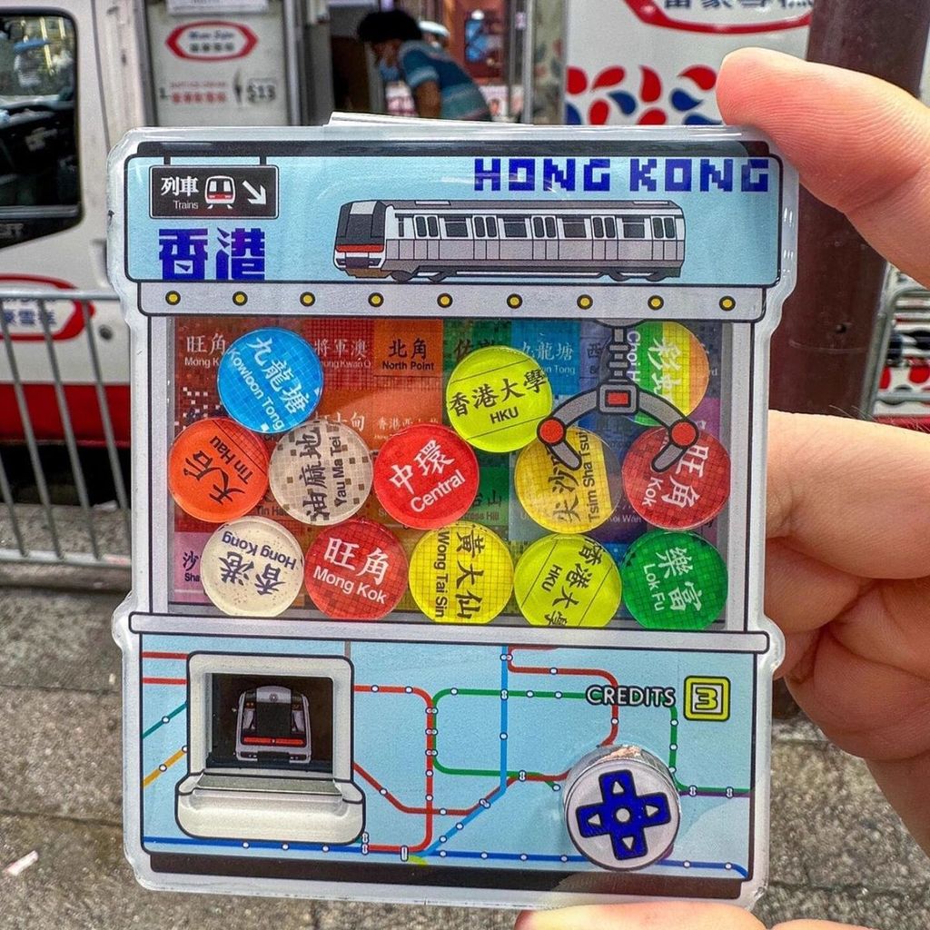 【Shipment Within 24 Hours】 Hong Kong Mtr Gashapon Magnetic Fridge ...