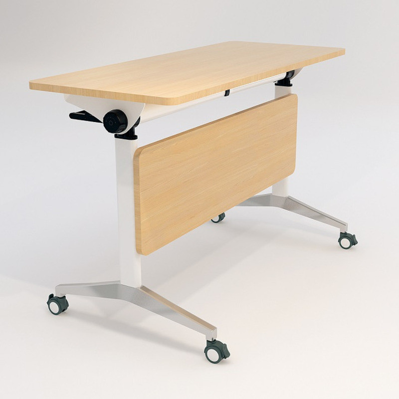 Folding Conference Training Tables And Chairs Flip Over Mobile Office ...