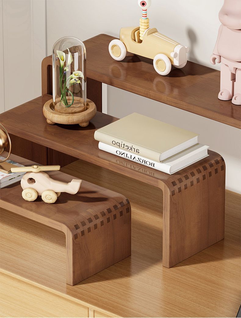 [in stock] Solid Wood U Adjustable Storage Rack Cabinet Inner Layering ...