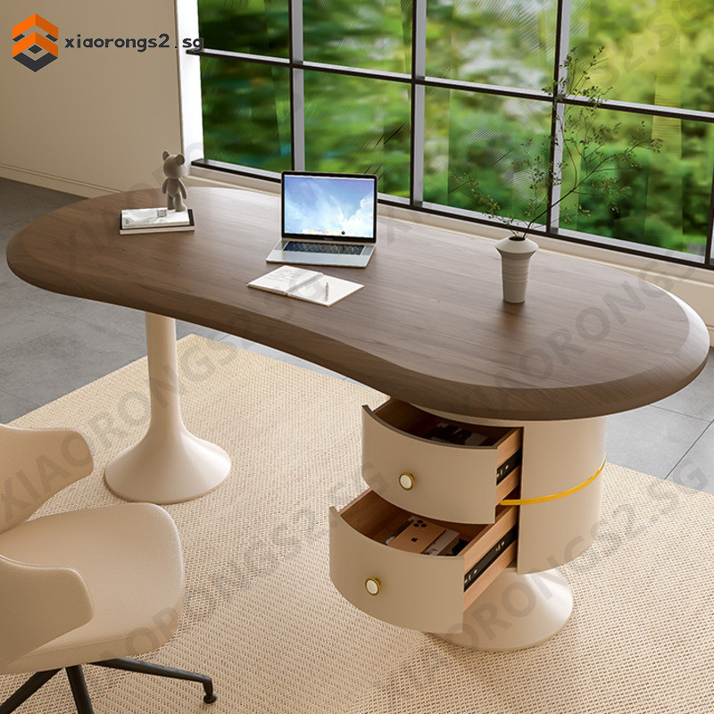 Middle Ancient Style Study Table Italian Style Computer Table Light ...