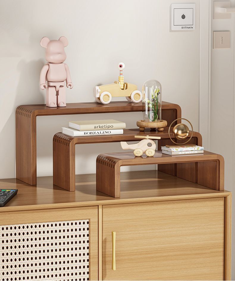 [in stock] Solid Wood U Adjustable Storage Rack Cabinet Inner Layering ...
