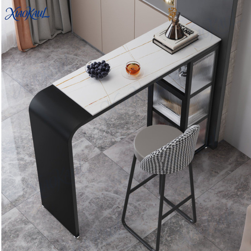 Bar Counter Table Balcony Slate Bar Table Leisure Mini Bar Table ...