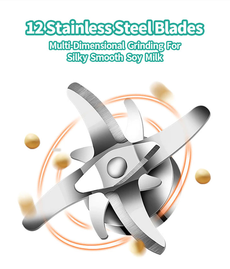 LOCAL STOCK 1.2L Soybean Milk Machine，9-in-1 Soymilk Maker &Nut Milk ...