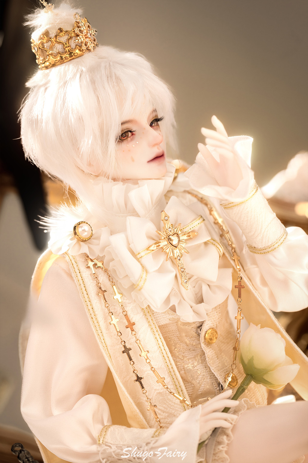 BJD Doll 1/4 Aoki Fullset B Sculpt Soft-looking Model Young Male's Face ...