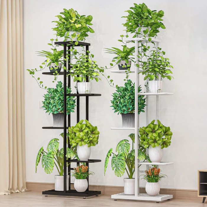 Flower Rack Light Luxury Indoor Home Balcony Multi-layer Green Radish ...